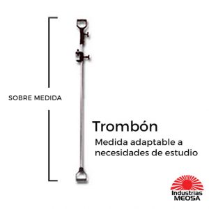 Trombón. Resistente a altas temperaturas. (* Medida adaptable a necesidades) *Sobre pedido.